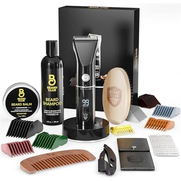 Mens Grooming Kit & PT45 Beard Trimmer for Men - Professional Cordless Trimmer - Picture 7 of 7